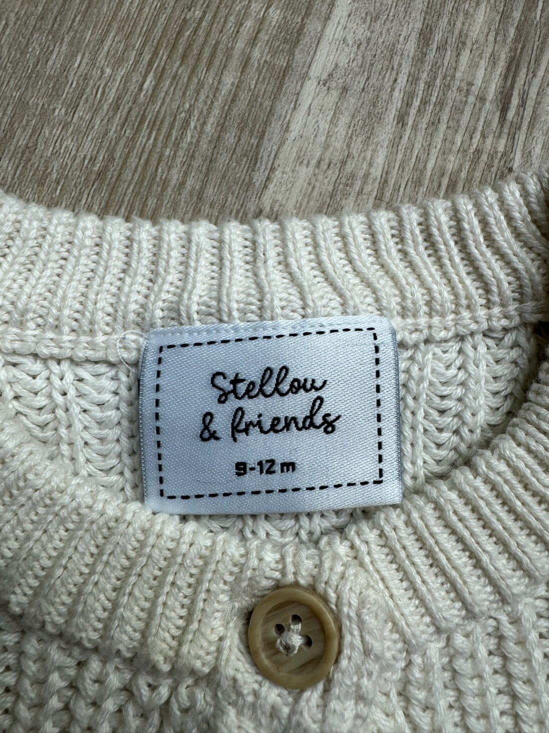 Stellou & Friends Cream Cardigan
