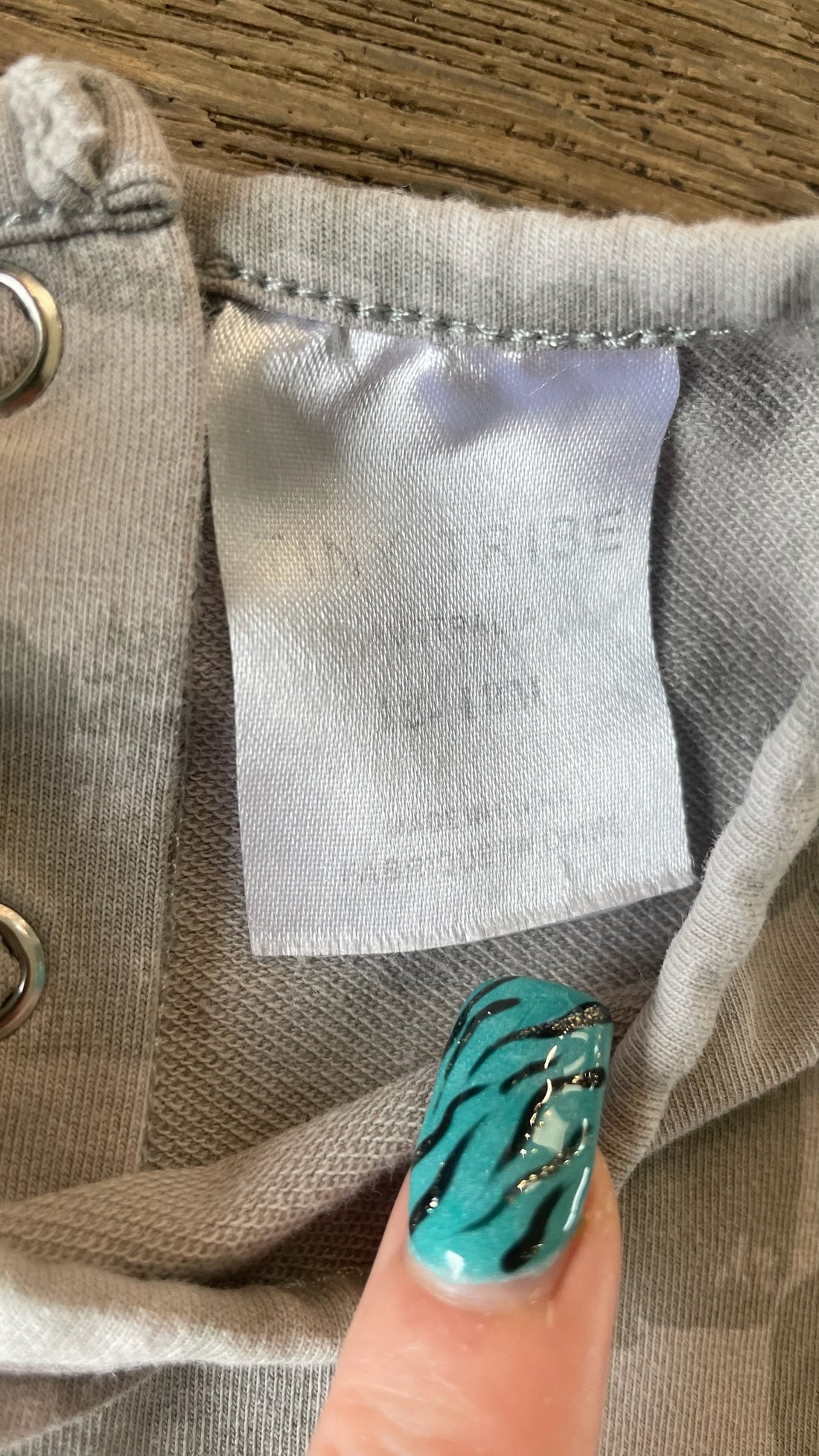 Tiny Tribe Gray Check Romper
