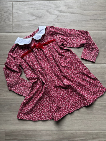 Trotters London Red Floral Dress