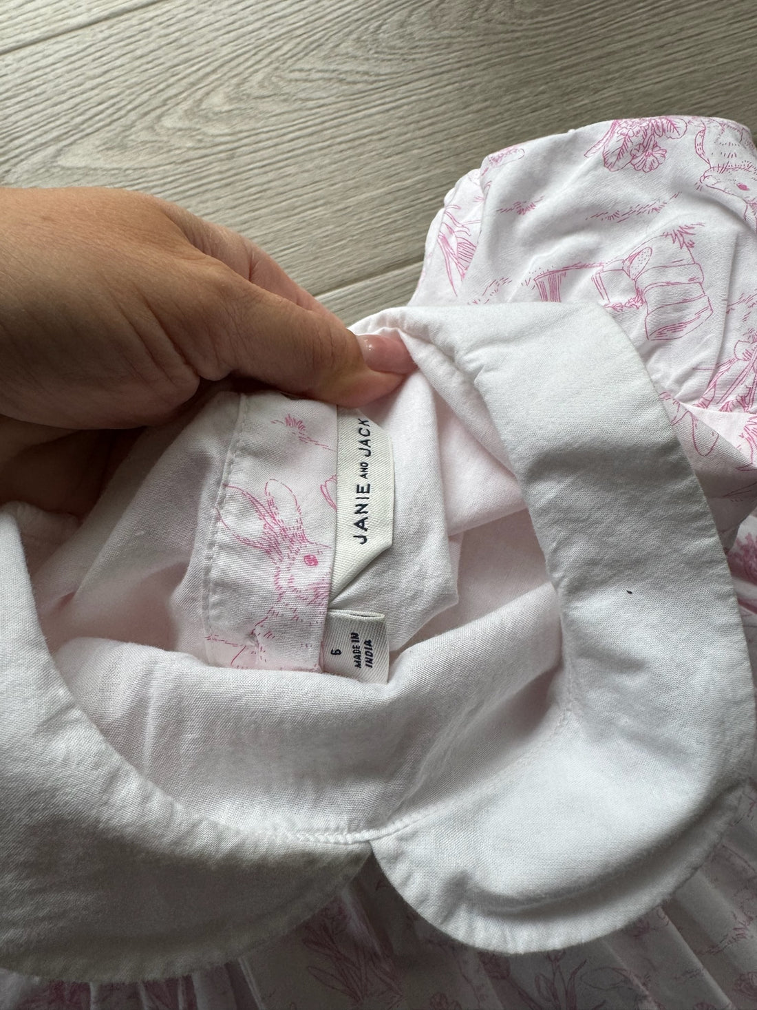 Janie & Jack Pink Bunny Dress