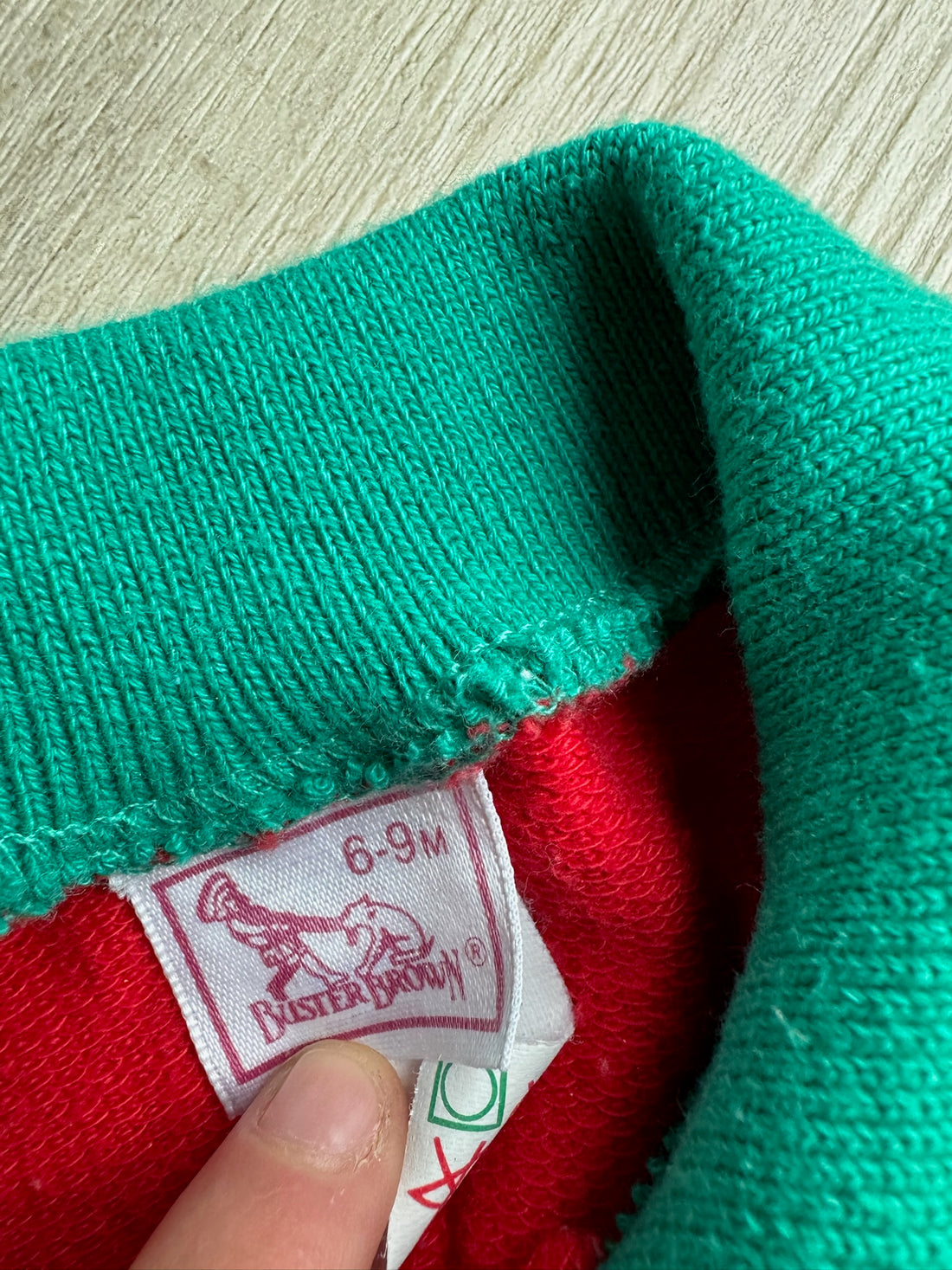 Bustard Brown Vintage Train Romper