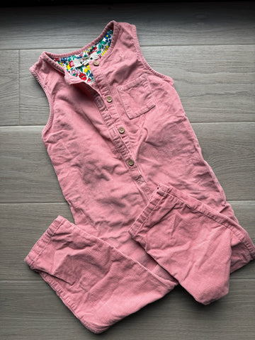 Mini Boden Pink Cord Romper