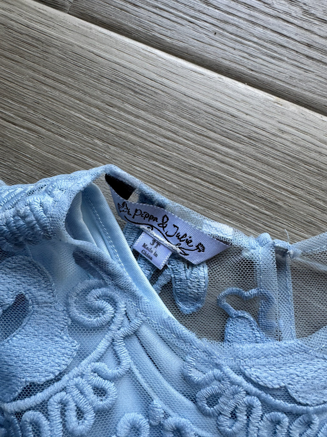 Pippa & Julie Blue Lace Dress