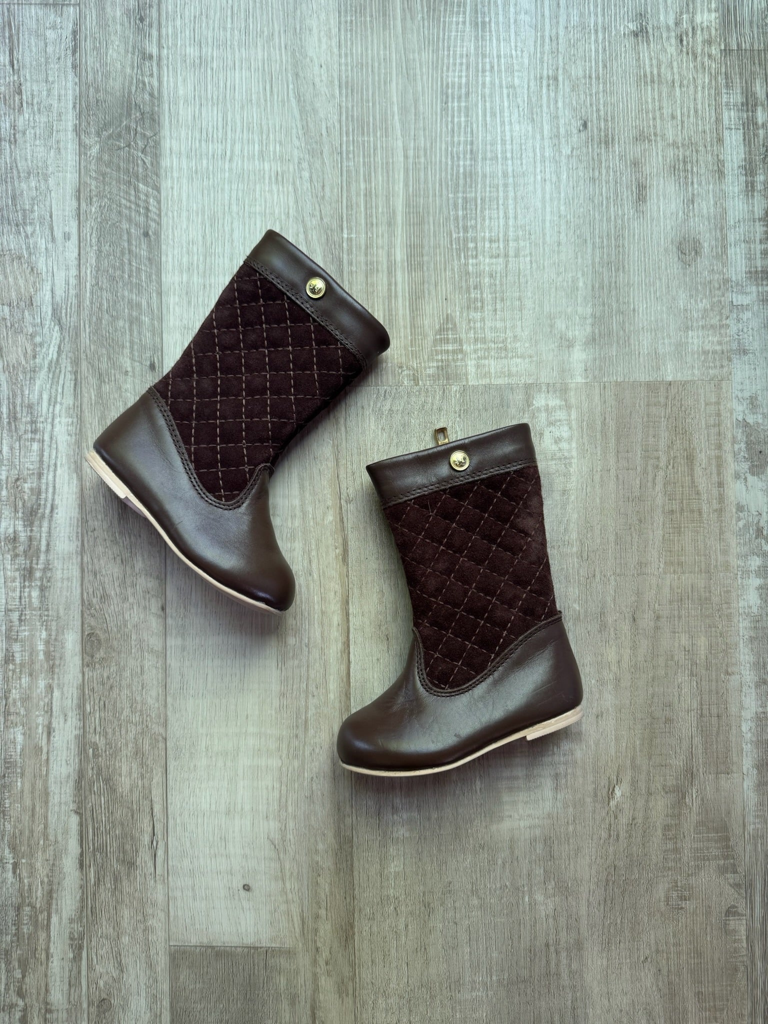 Janie & Jack Leather Brown Boots