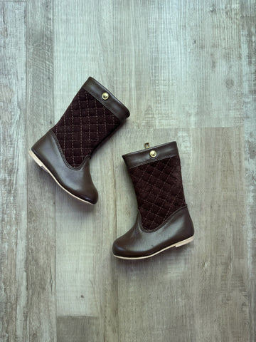 Janie & Jack Leather Brown Boots