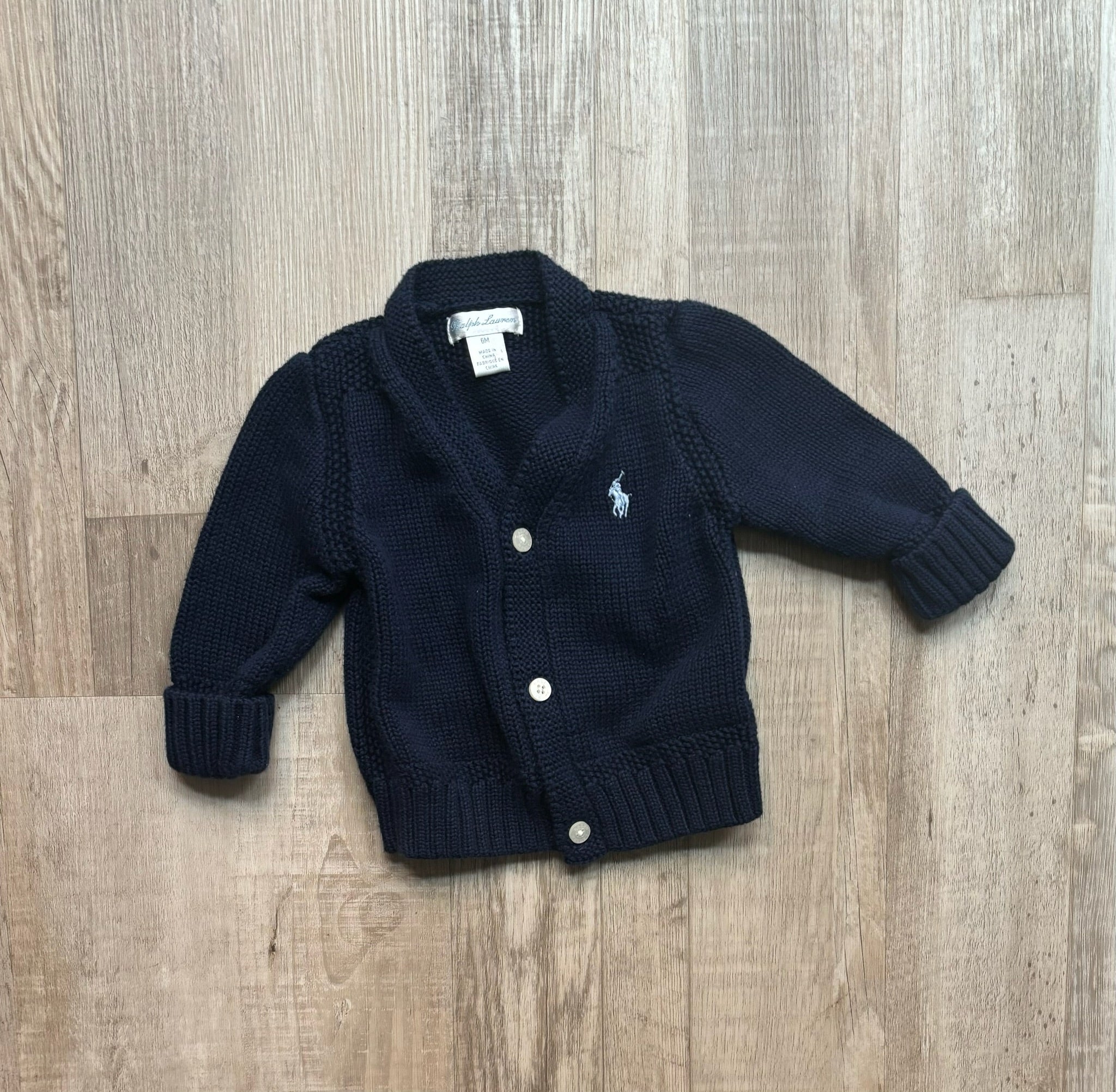 Ralph Lauren Navy Cardigan