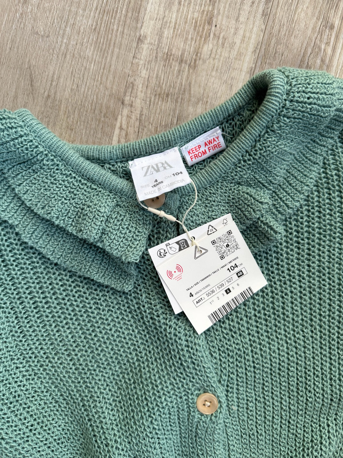 Zara Green Cardigan - NEW