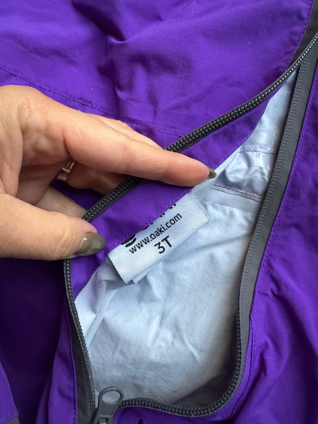 Oaki Purple Rain Suit