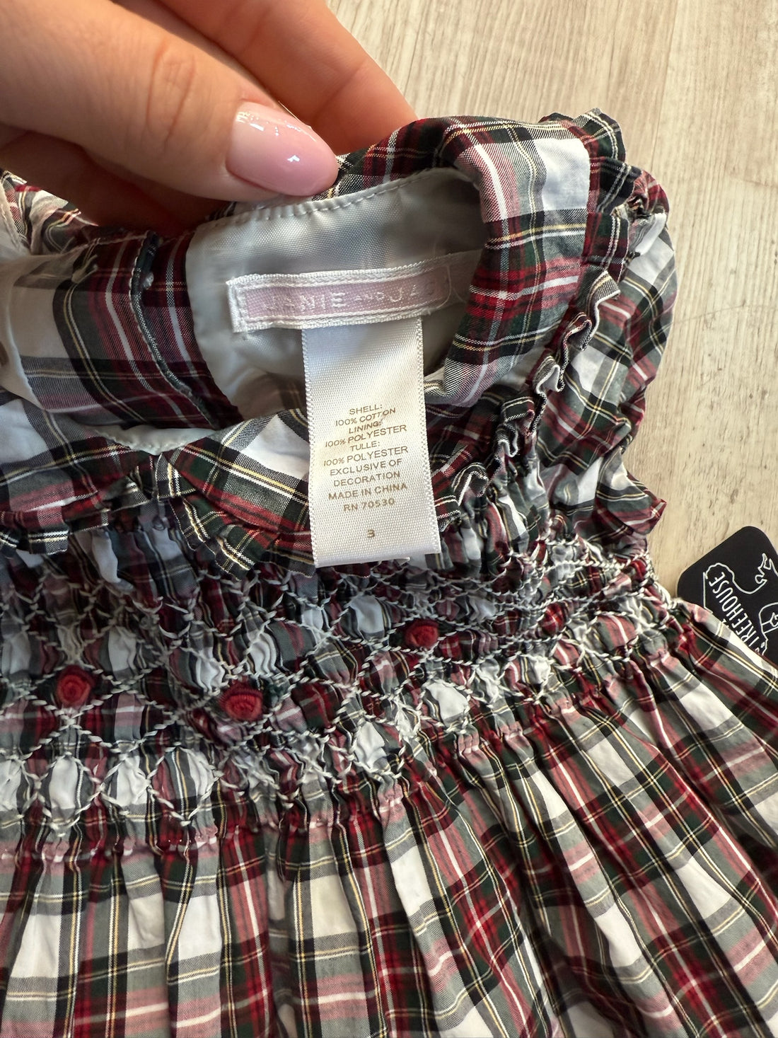 Janie & Jack Tartan Plaid Dress