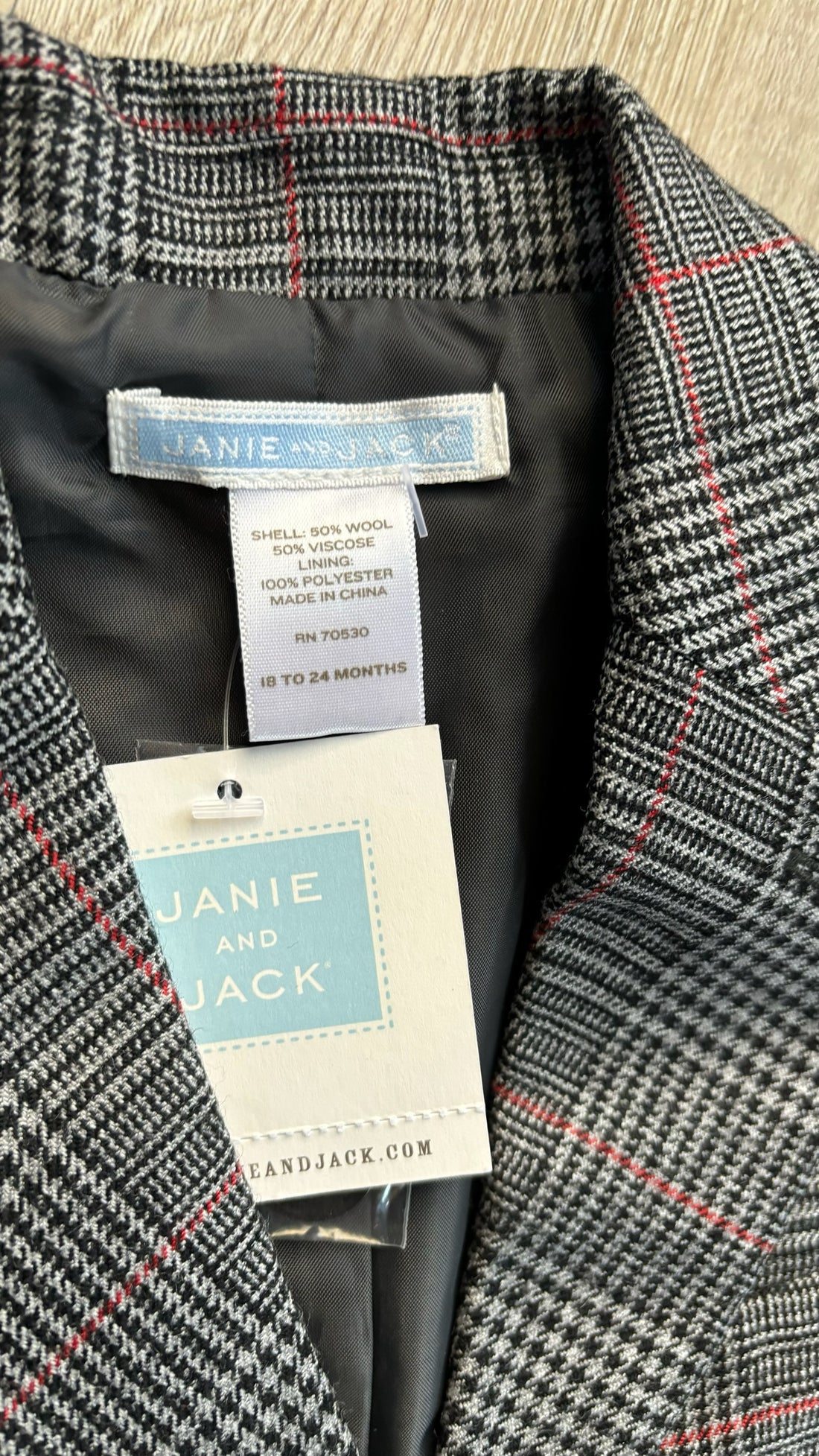 Janie & Jack Wool Suit - NEW