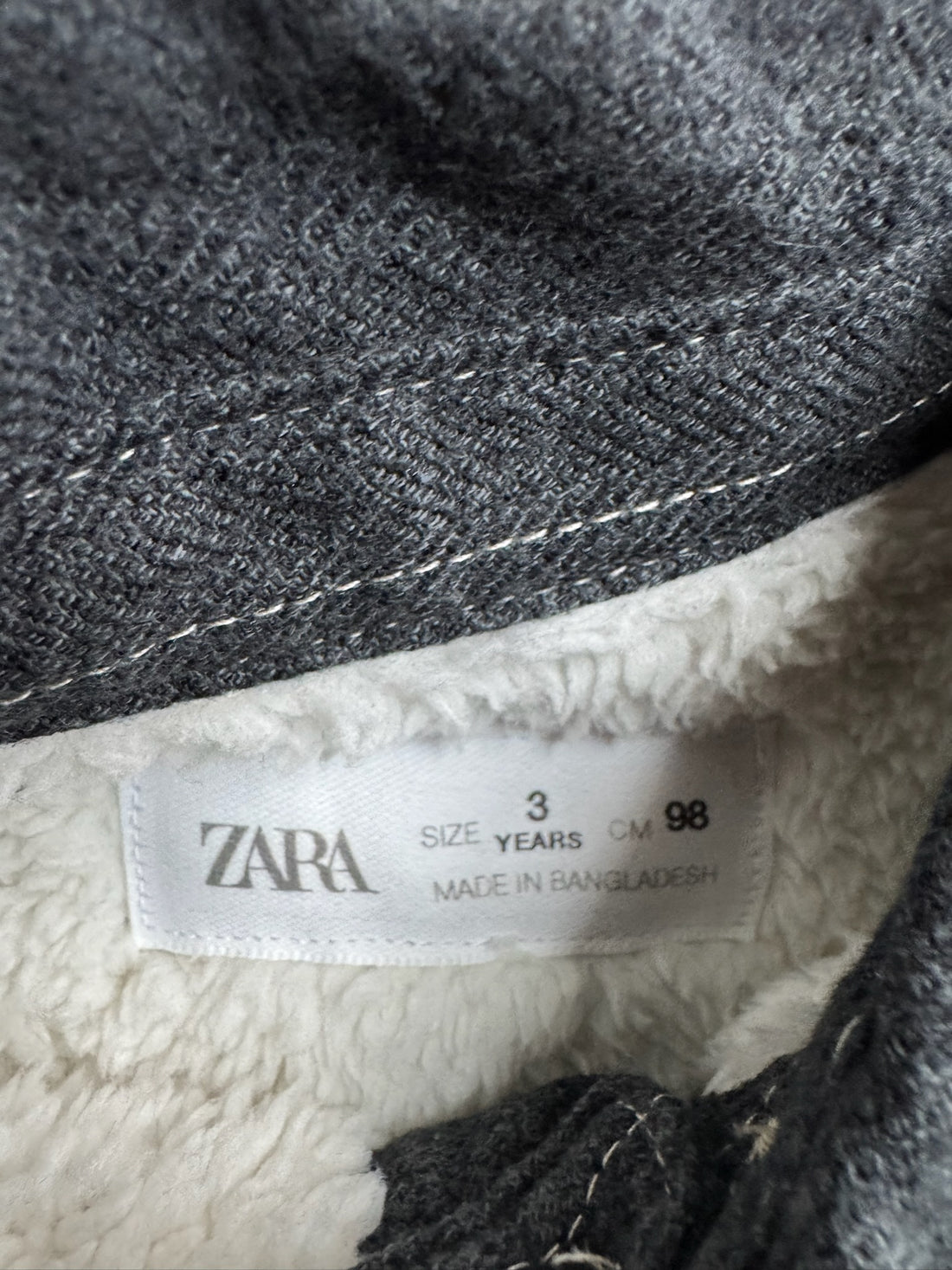 Zara Sherpa Lined Button Down