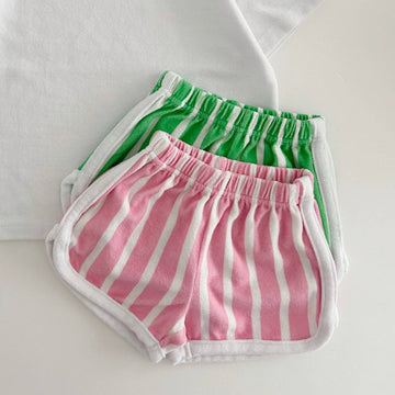 At Noon Exclusive Terry Stripe Shorts