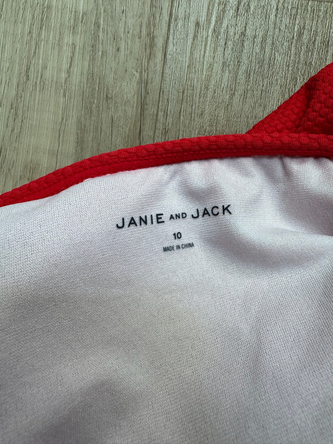 Janie & Jack Red Swimsuit