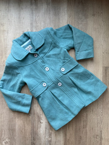 Vintage Blue Wool Coat