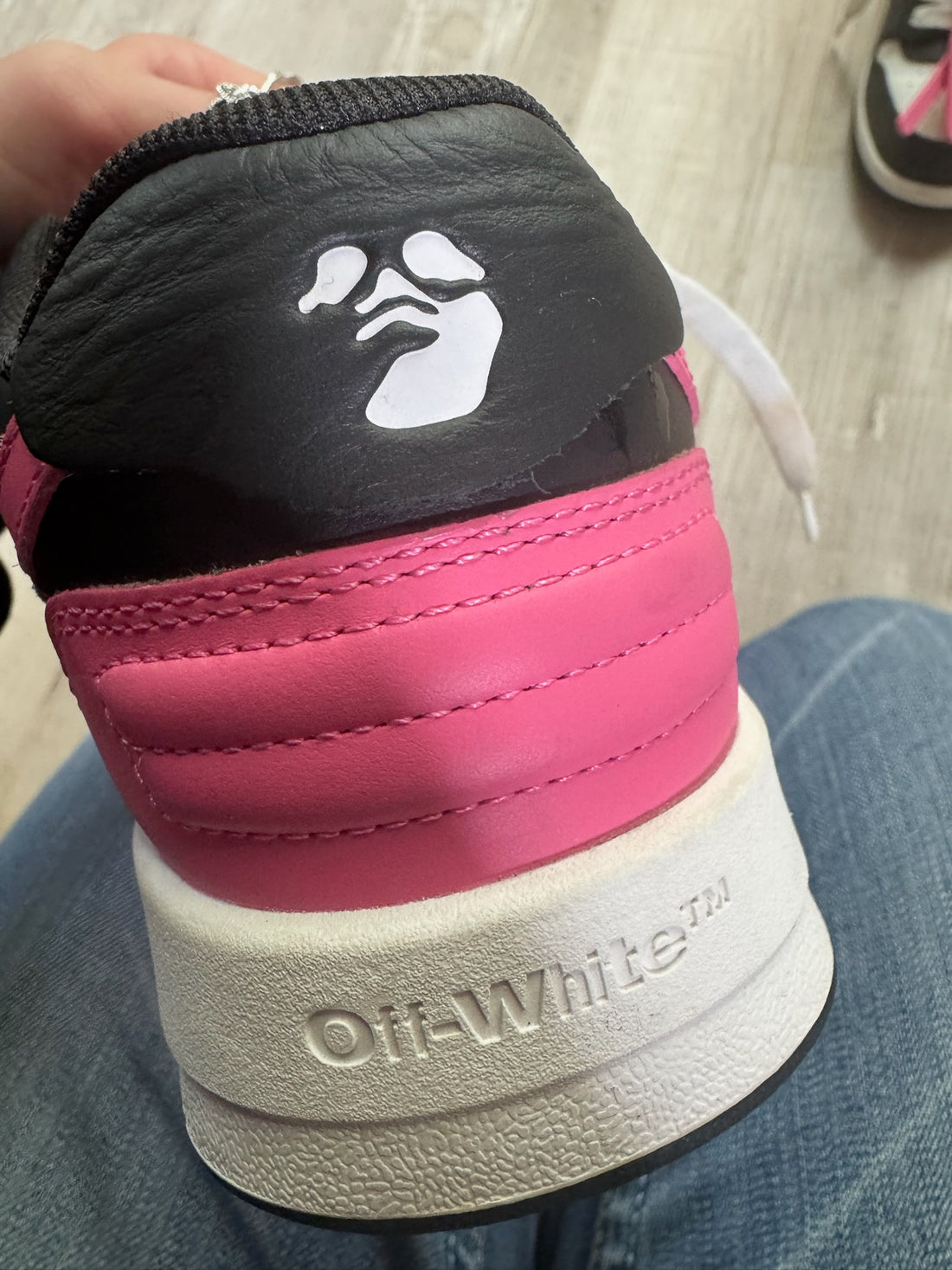 Off-White Black, Pink & White Shoes