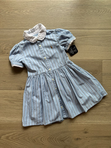 Ralph Lauren Blue Striped Dress