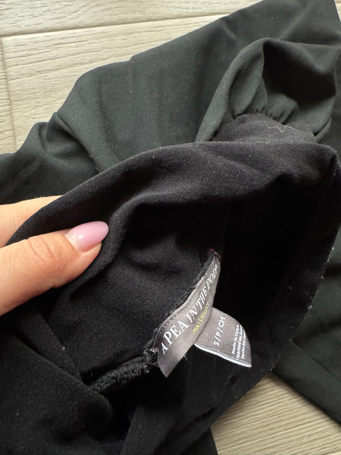 A Pea In A Pod Black Maternity Pants