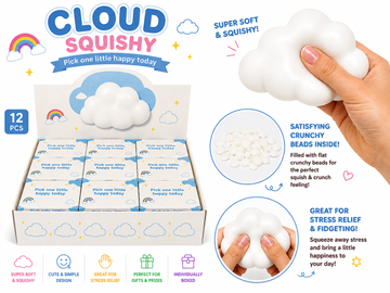 White Cloud Crunchy Squishy