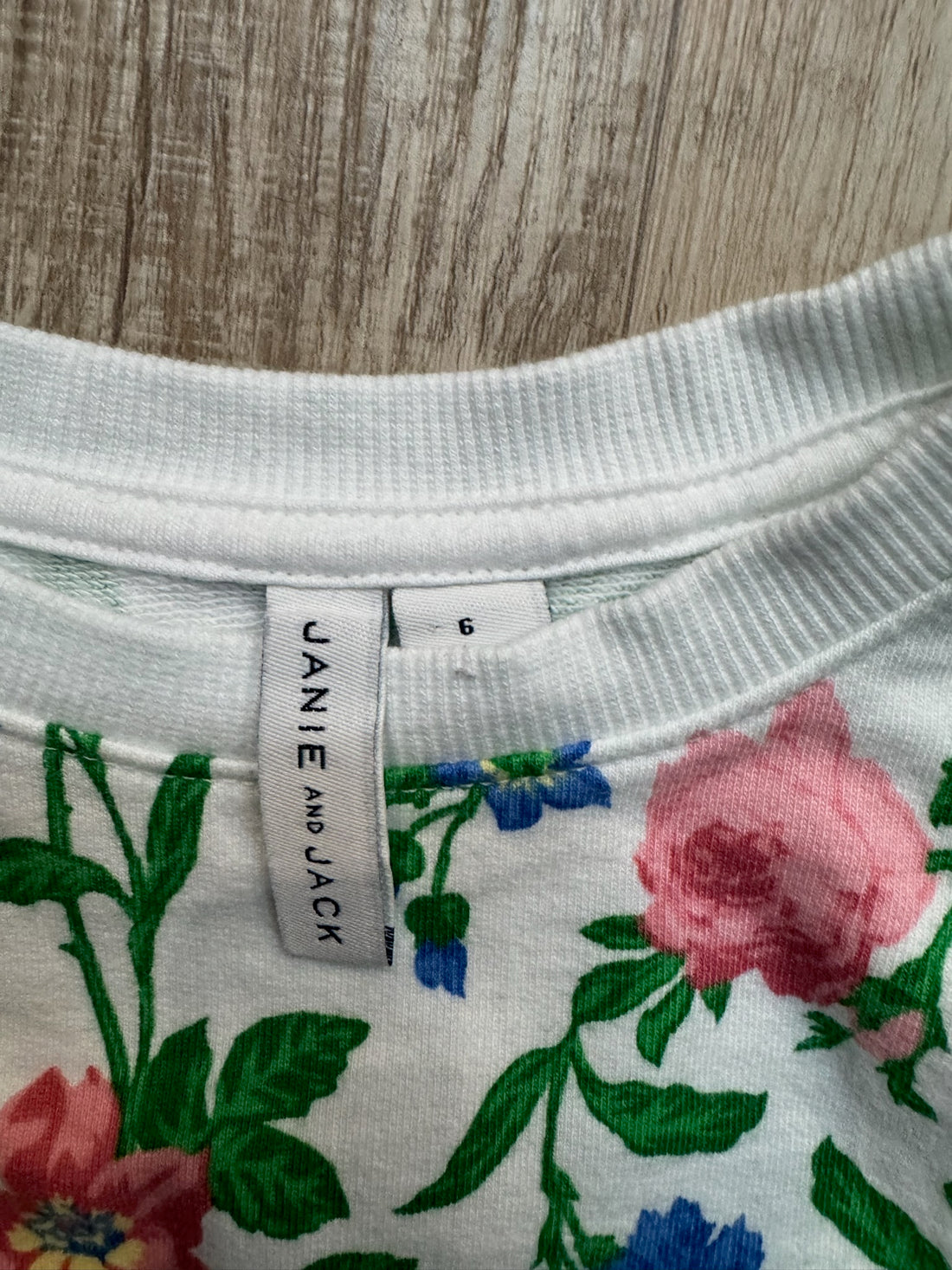 Janie & Jack Floral Pullover w/ headband