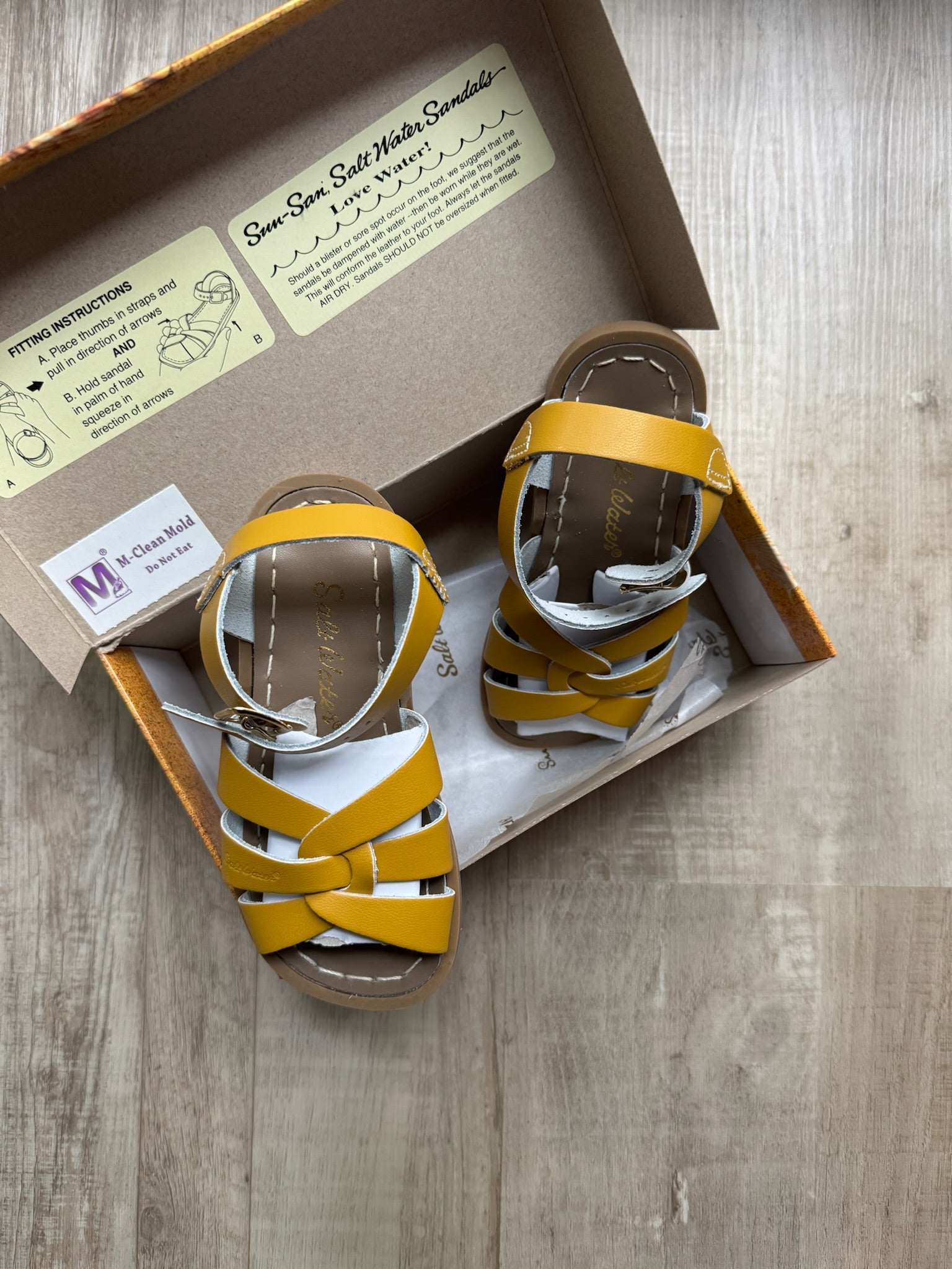 Salt Water Mustard Sandals