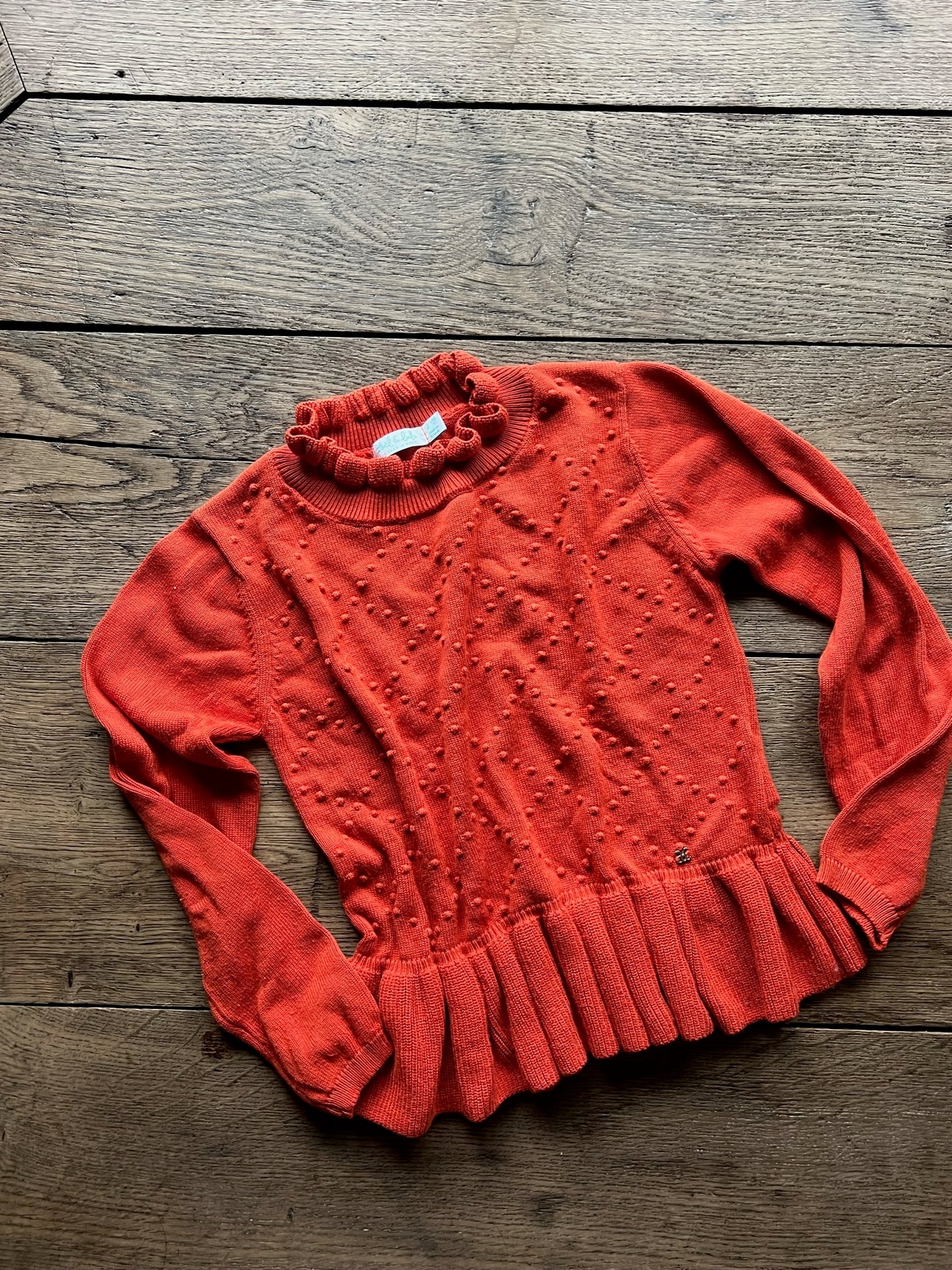 Abel & Lula Orange Sweater