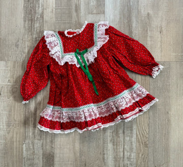 Bryan Vintage Red Christmas Dress