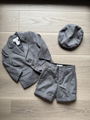 Janie & Jack Grey Wool Suit - AS IS