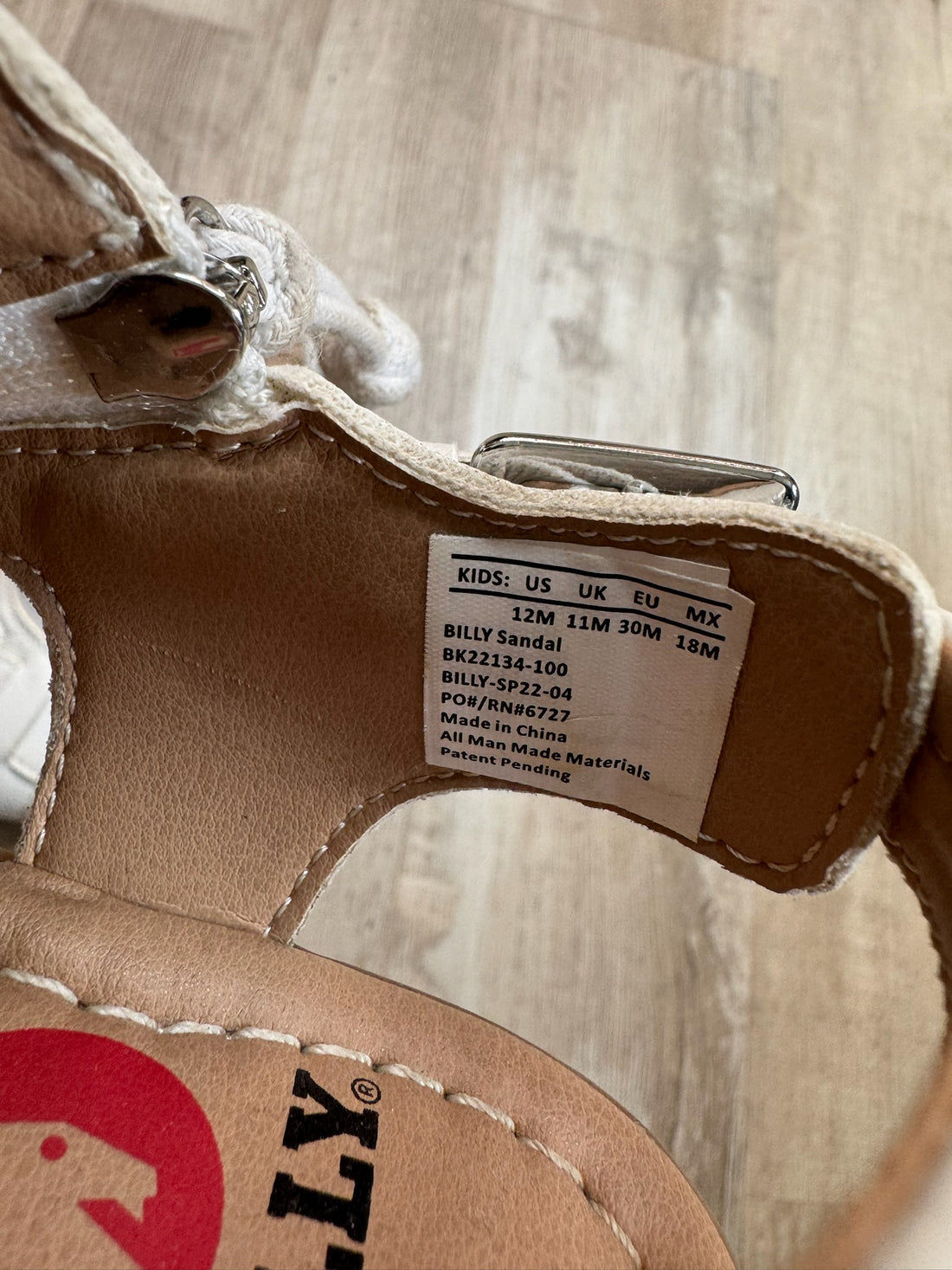 Billy White Sandals