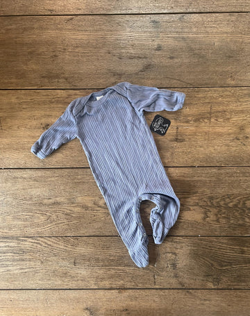 Kate Quinn Blue Ribbed Sleeper