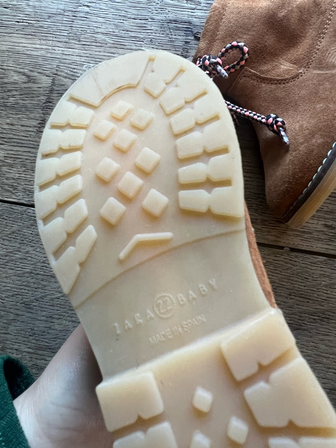 Zara Brown Suede Boots