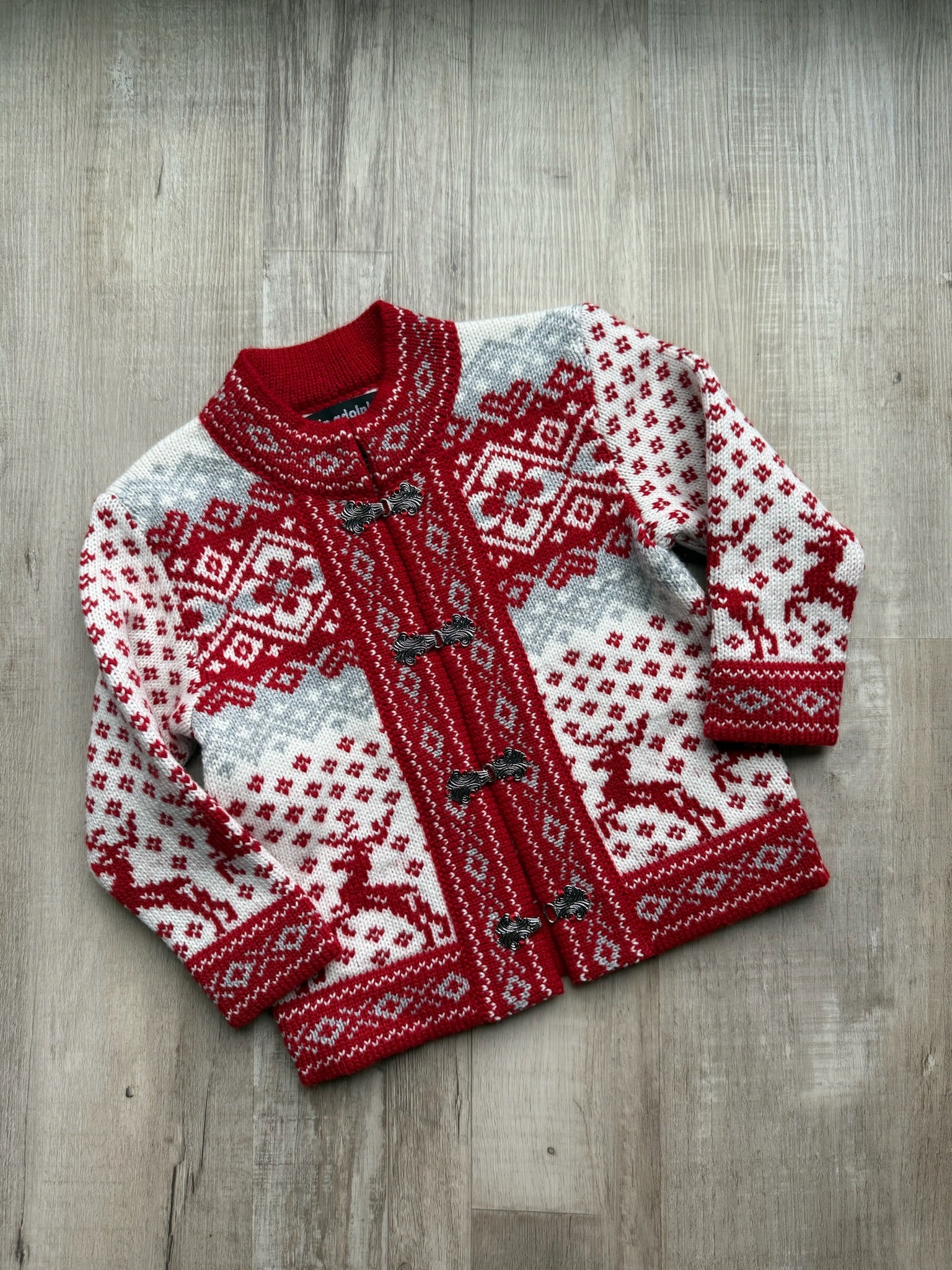 Kerstin Adolphson Sweden Christmas Cardigan