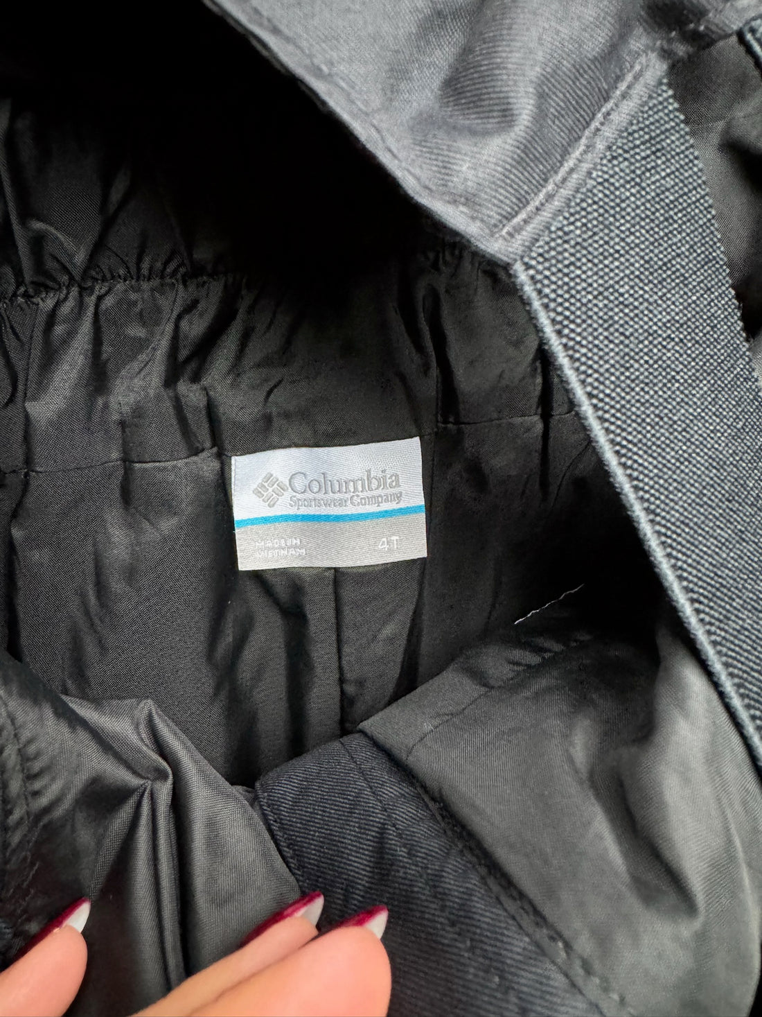 Columbia Black Snow Bibs