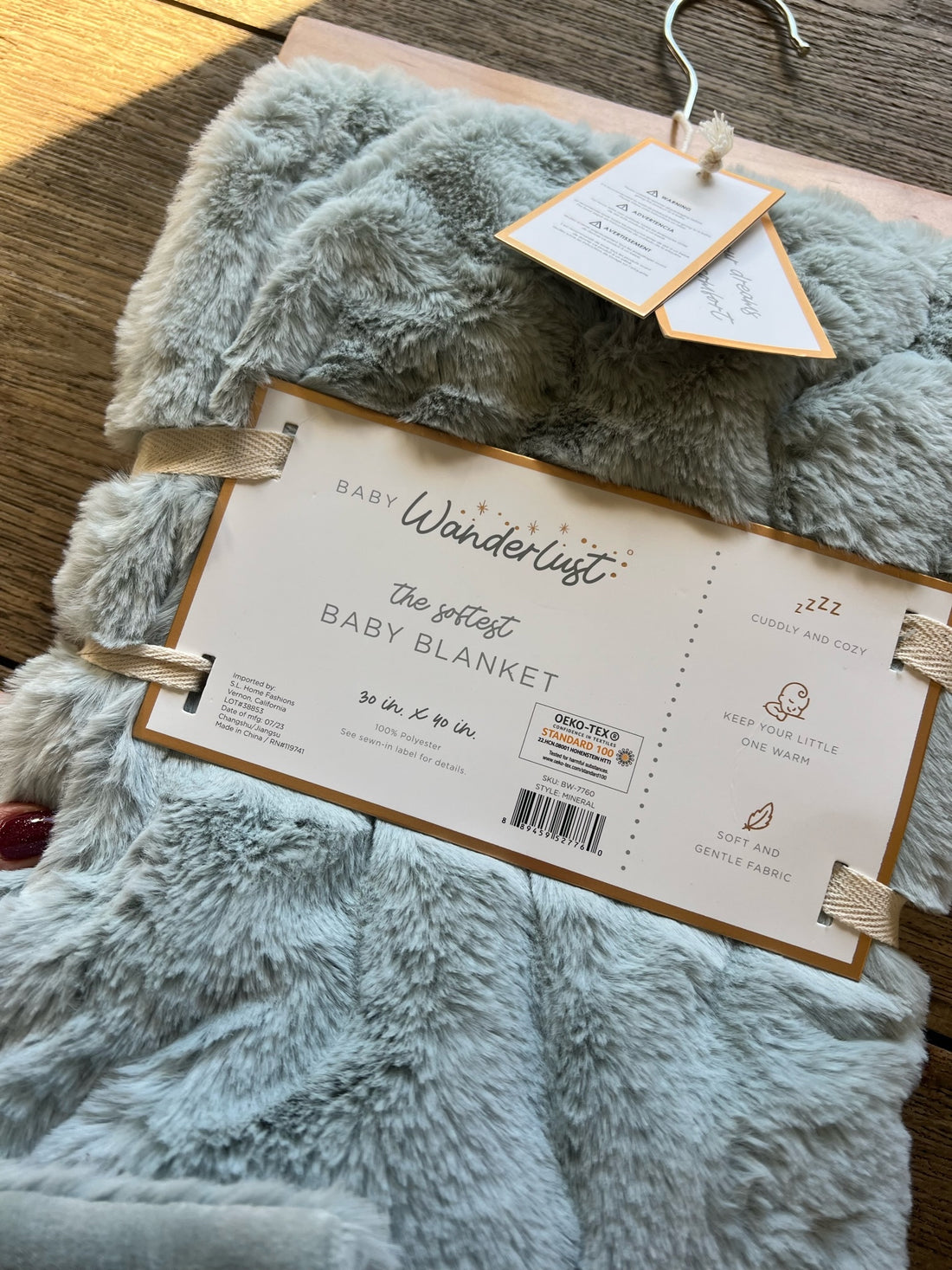 Wanderlust Baby Blanket