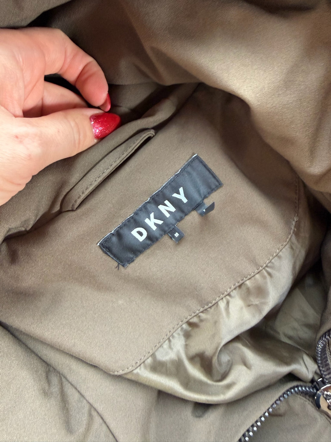 DKNY Green Down Coat - W