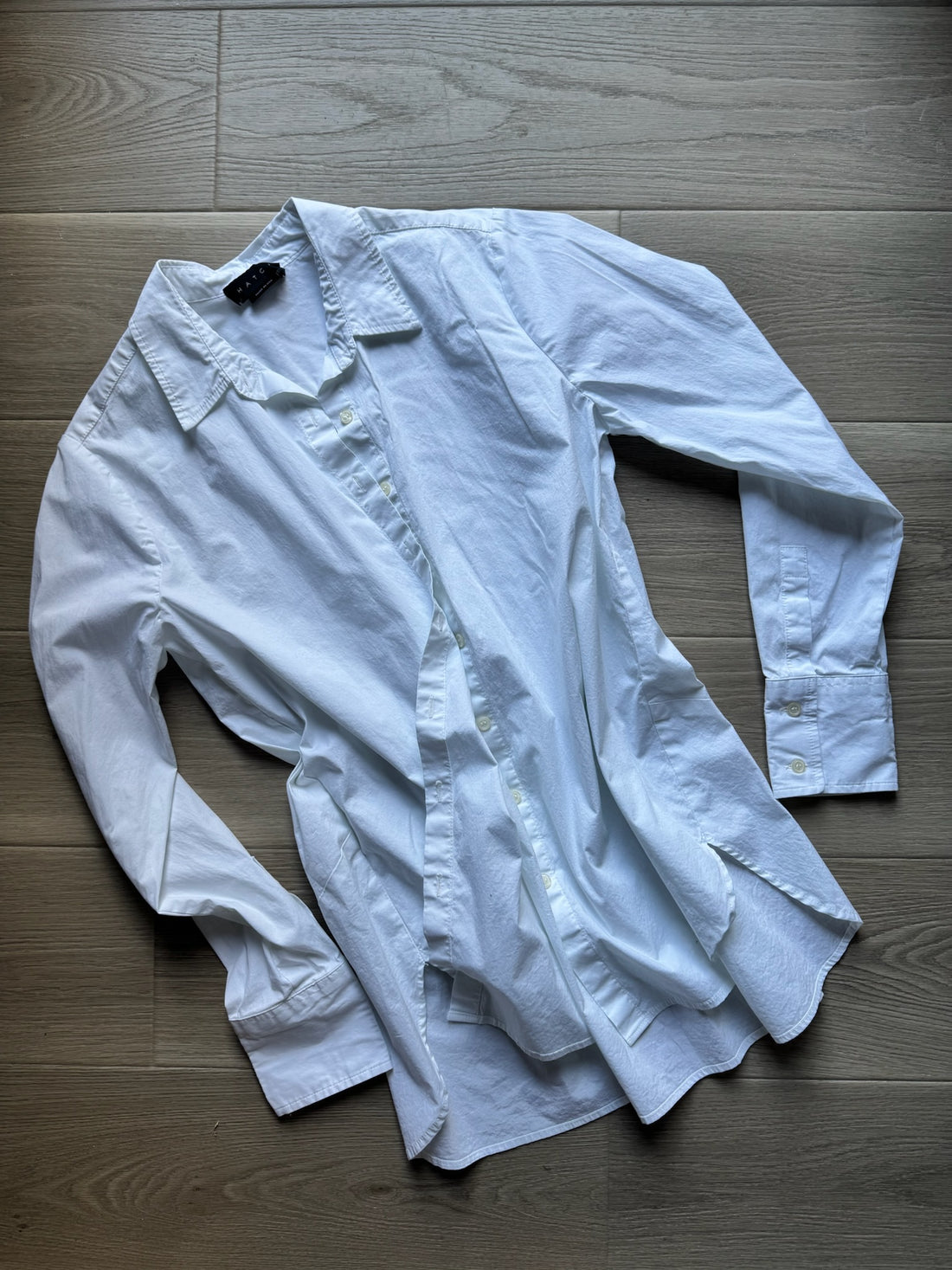 Hatch White Button Down Top