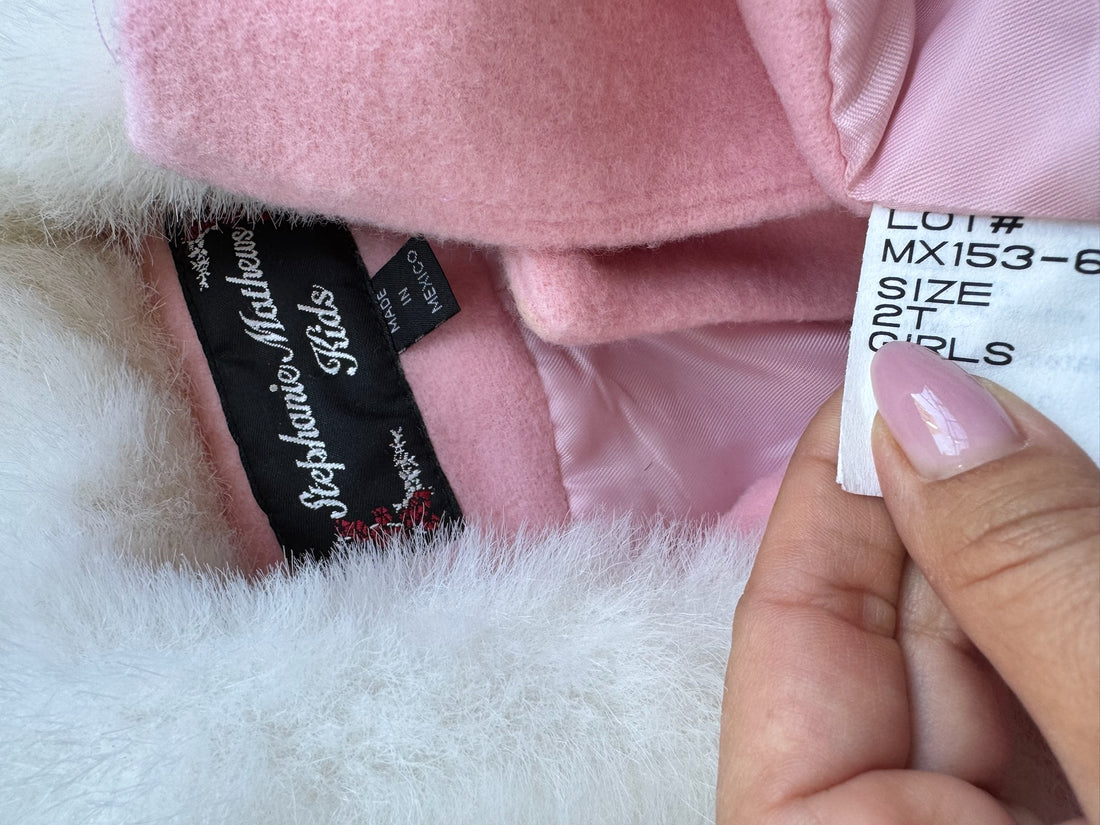 Boutique Wool Pink Coat