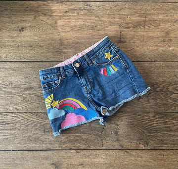 Mini Boden Rainbow Shorts