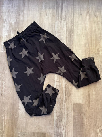 Nununu Black Star Pants