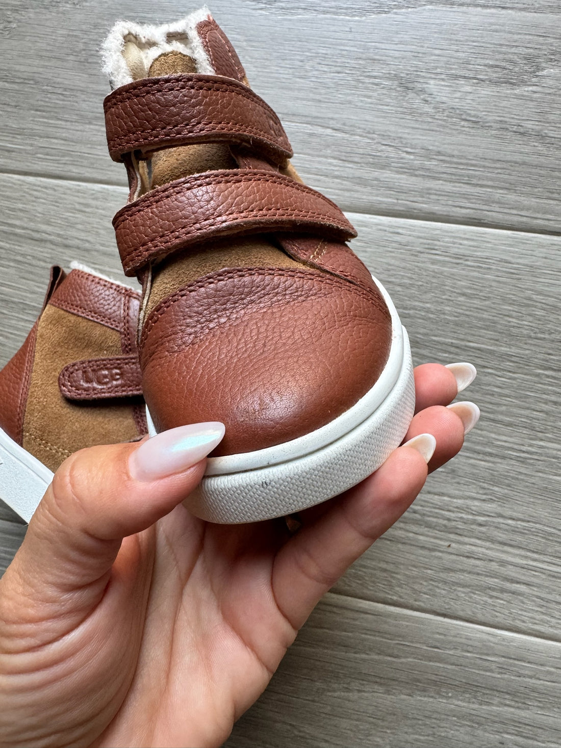 UGG Brown Velcro Shoes