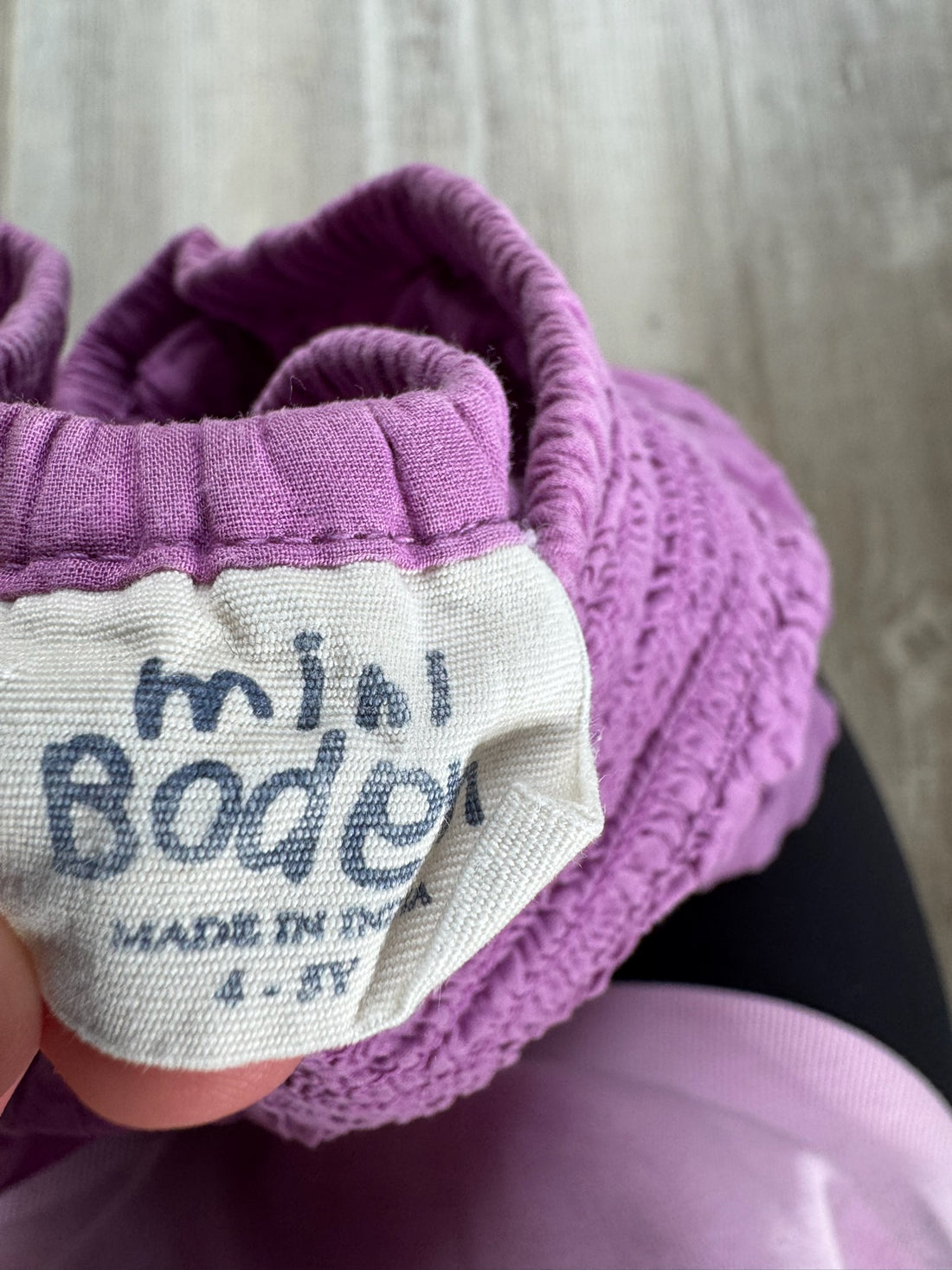 Mini Boden Purple Bunny Skirt