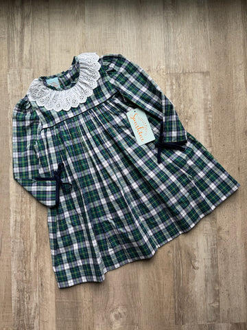 Southern Sunshine Kids Plaid Dress - NEW