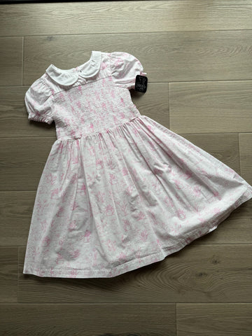 Janie & Jack Pink Bunny Dress