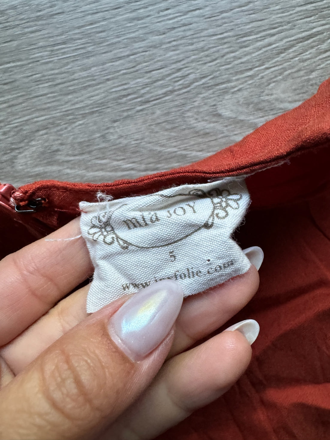 Mia Joy Rust Dress