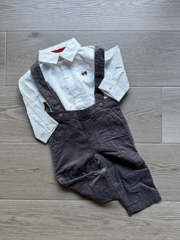 Janie & Jack Suspender Pants & Top
