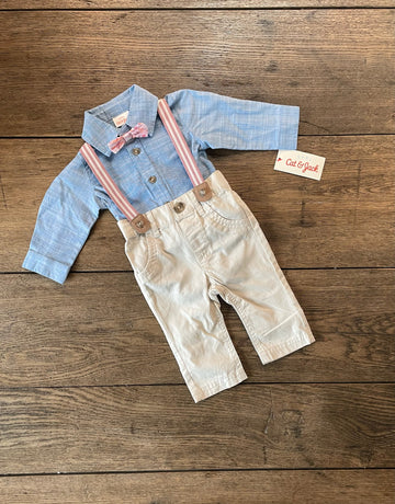 Cat & Jack Button Down Shirt Set - NEW