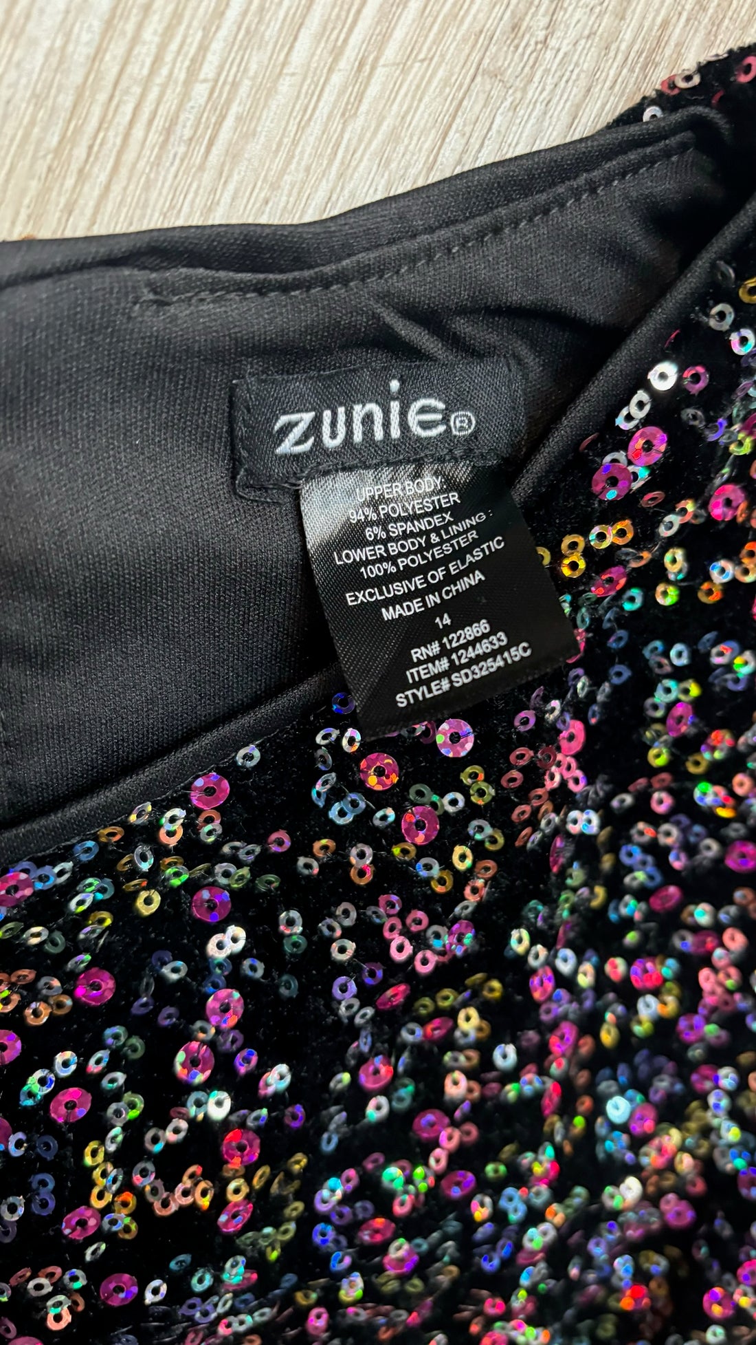 Zunie Tulle Sequins Dress