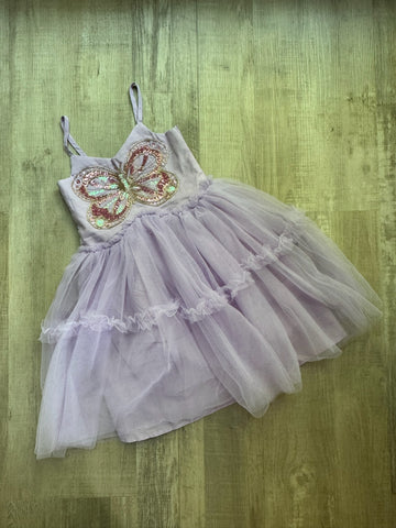 Cotton On Purple Butterfly Dress - NEW