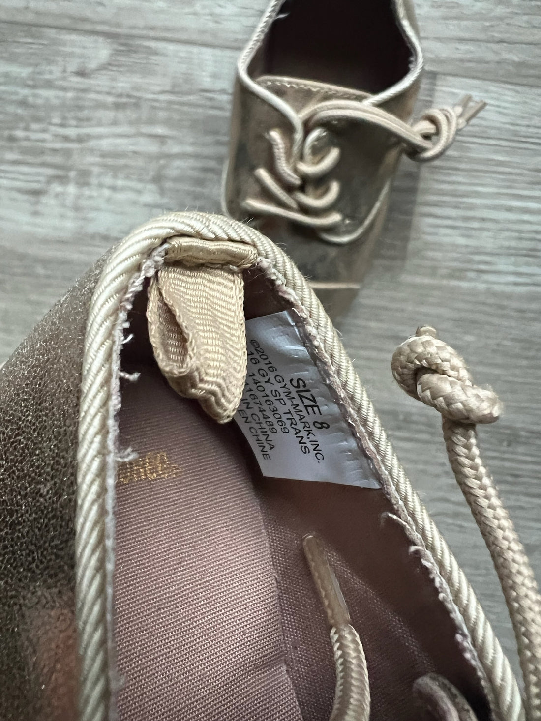 Gymboree Gold Flats