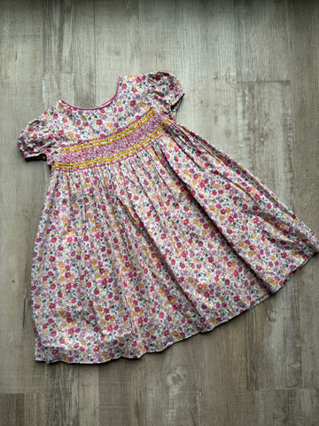 Mini Boden Floral Smock Dress