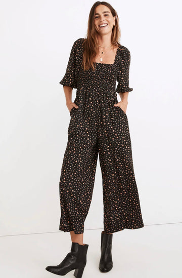 Madewell Floral Jumpsuit
